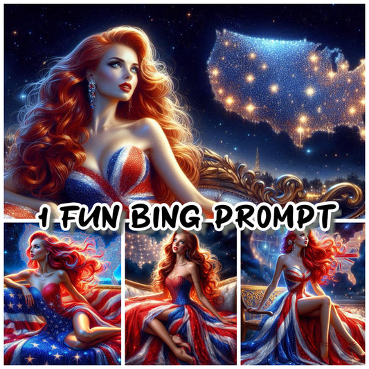 1 American Red Hair BING Prompt